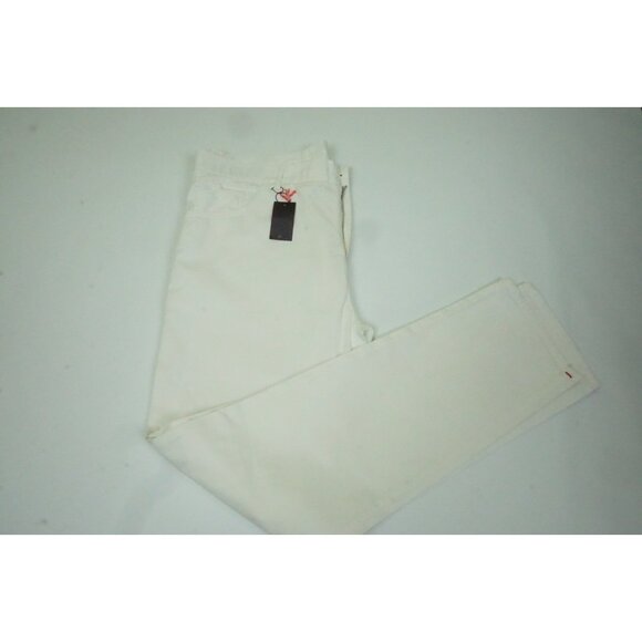 Isaia Sportivo Solid White Comfort Project Cashmere Blend Pants 50R BRAND NEW